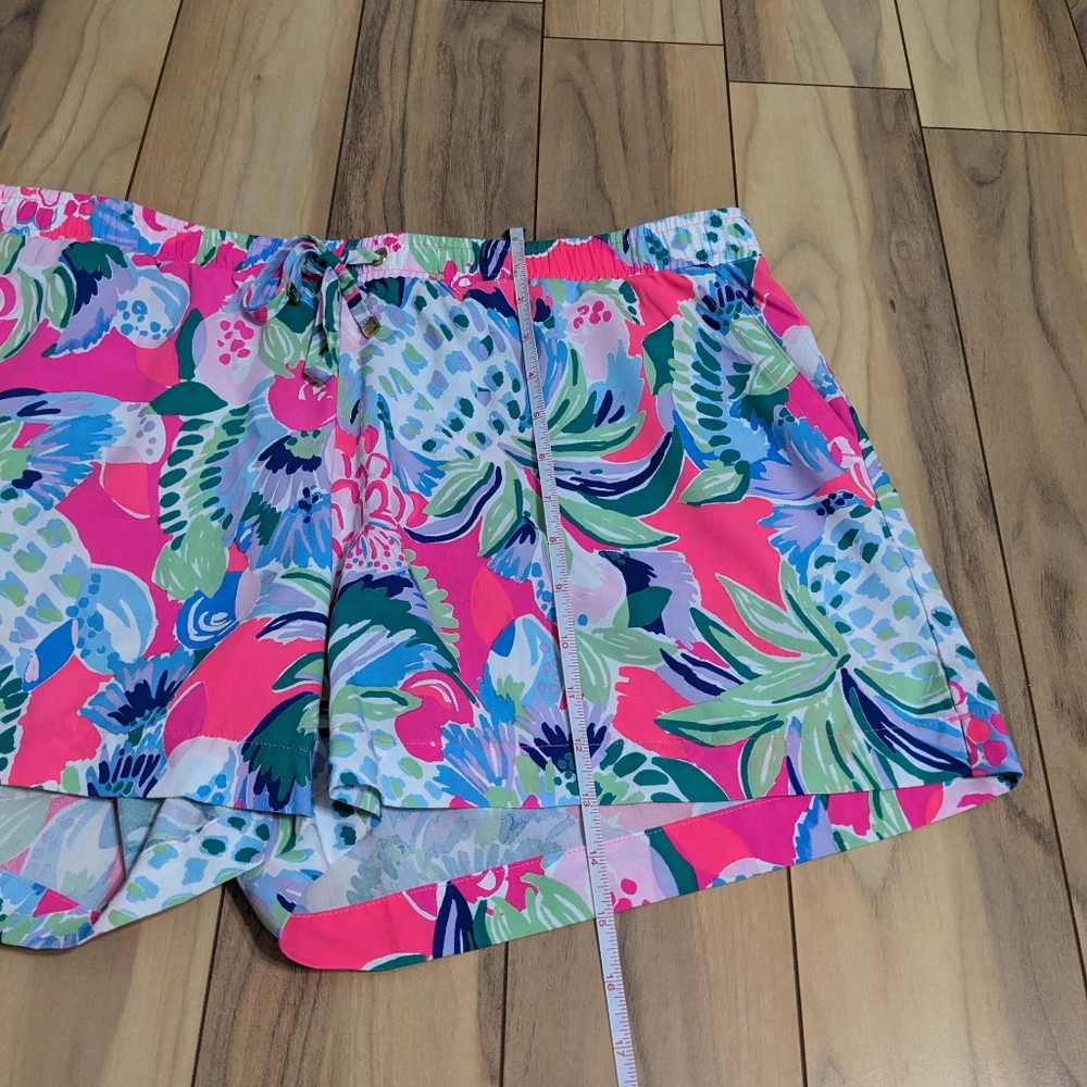 EUC! Lilly Pulitzer Katia Shorts Multi Raise The Bar Size XL - Picture 4 of 13